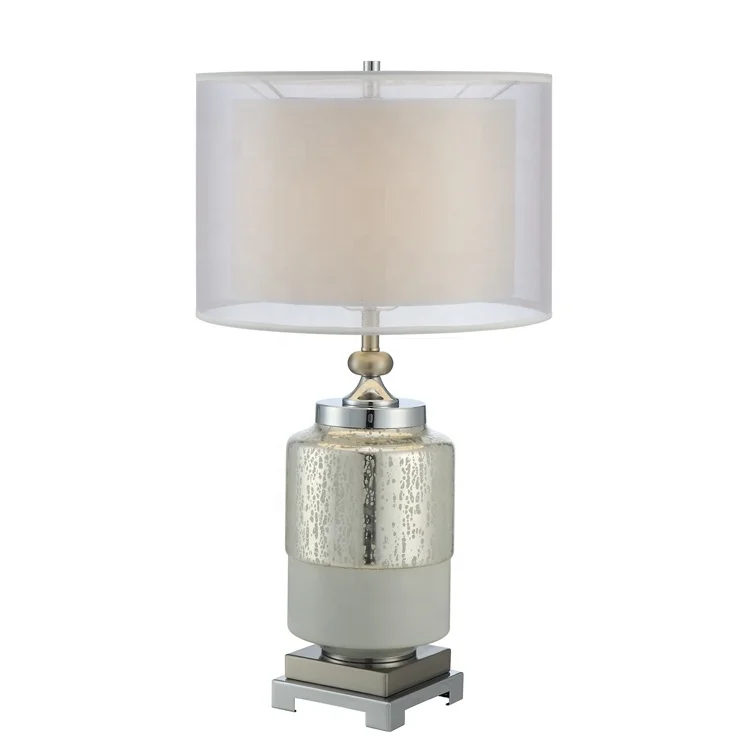 Home Living Room Bedroom Decorative Modern Bedside Mercury Glass Table Lamps Buy Glass Lamp Wholesale Hotel Home Decorative Chinese Modern Classic Unique Antique Bedside Glass Table Lamps Office Desk Nightstand Tishlampe Lampe De