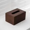 Walnut Tissue Box - Simple Right Angle
