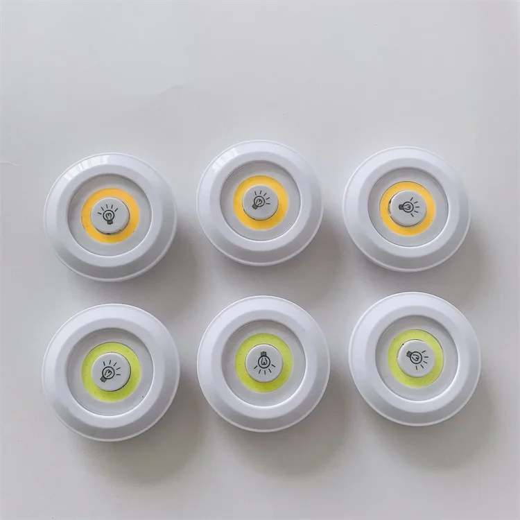 LED Wireless Remote Control Dimmable Wardrobe Night Lamp battery power Cob Under Cabinet Light for Home Closet Kitchen room