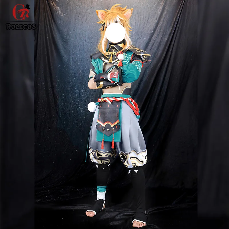 Genshin Impacto Cosplay Gorou, Cosplay homens Genshin Impacto