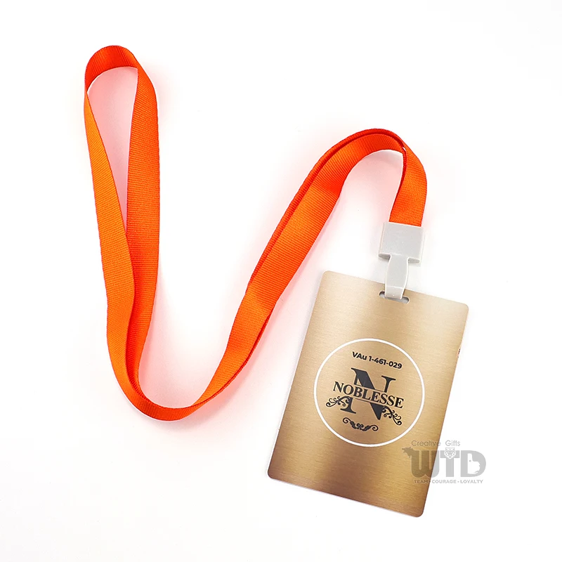 High Quality Polyester Lanyard with Hook Accessory Personalized Logo Id Card Badge Holder for College Teachers Doctors Staff