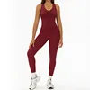 Gilet rouge + Leggings