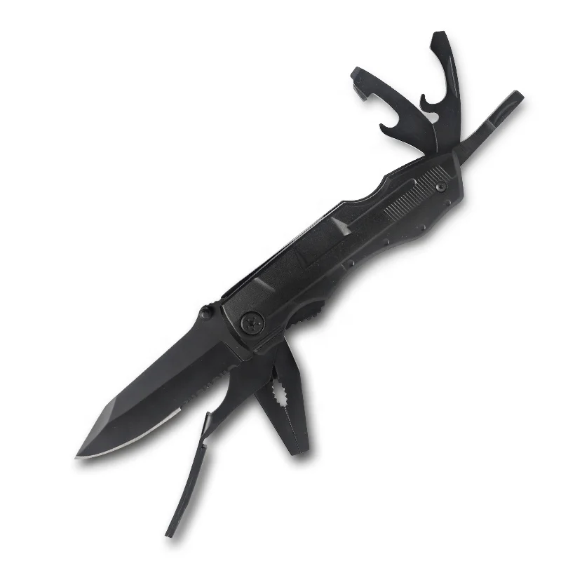 Pisau Survival Tool 4pcs Multitool Outdoor Camping Knife Plier Set All in One Kit Tool