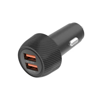 Factory New Wholesale Price OEM Car Charger PC Fireproof Material Multi-Power PD QC Fast Charging Car Charger