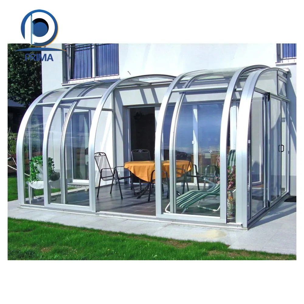 Prima 060915 Patio Enclosure Sunroom Used Plastic Pvc Sunroom Sunroom