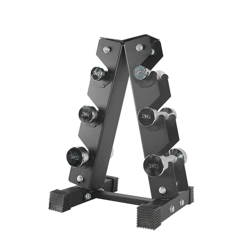 Guli Fitness Tier Steel Weight Rack A-Frame Dumbbell Rack Stand