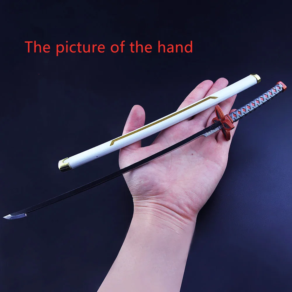 High Quality Customized Cosplay Metal Samurai Sword Unique Demon Slayer Katana Toy Sword