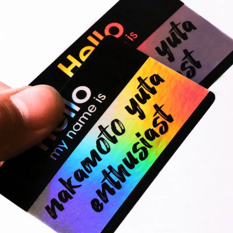 Hologram Sticker Qr Label Print Qc Pass Waterproof Paper Code Printing Bar Code Sticker Print