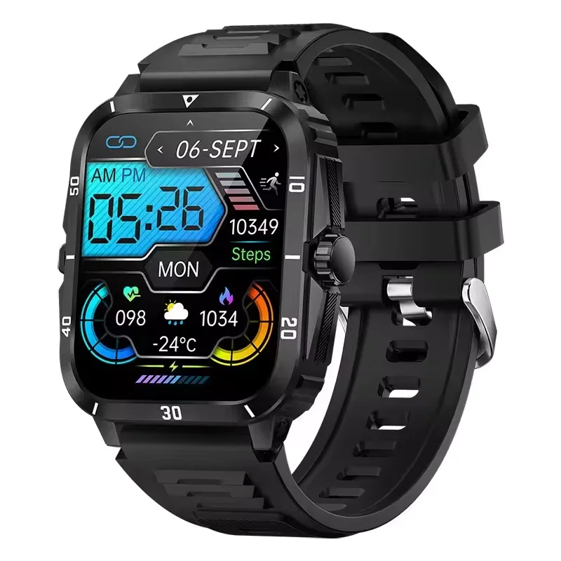 3ATM impermeable KT71 Smartwatch 430mAh larga espera deportes al
