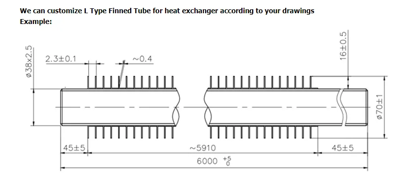 DELLOK Hot Sale Copper Double Inner Tube Heat Exchange Copper Finn Tube For Heat Exchanger Inner Finned Tube