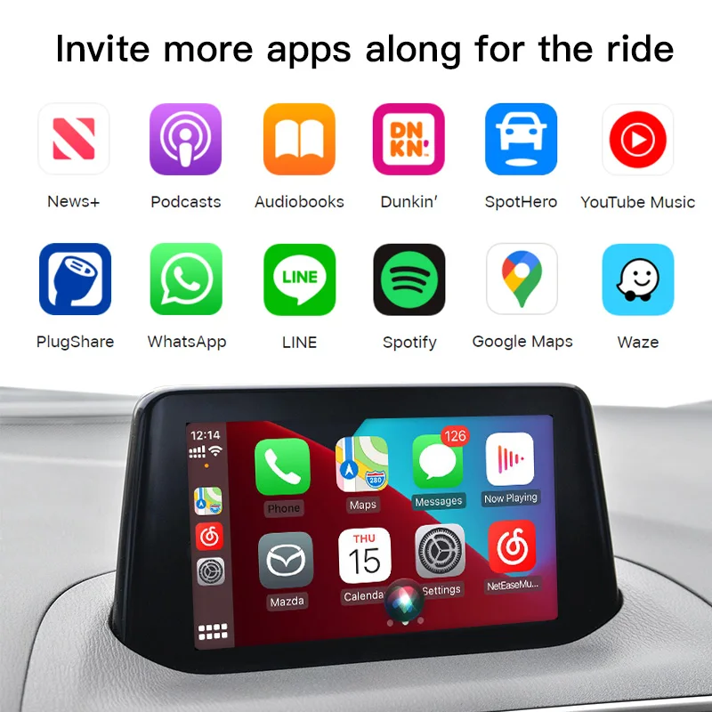 CARABC Apple Carplay Mazda Android Auto USB Retrofit Kit