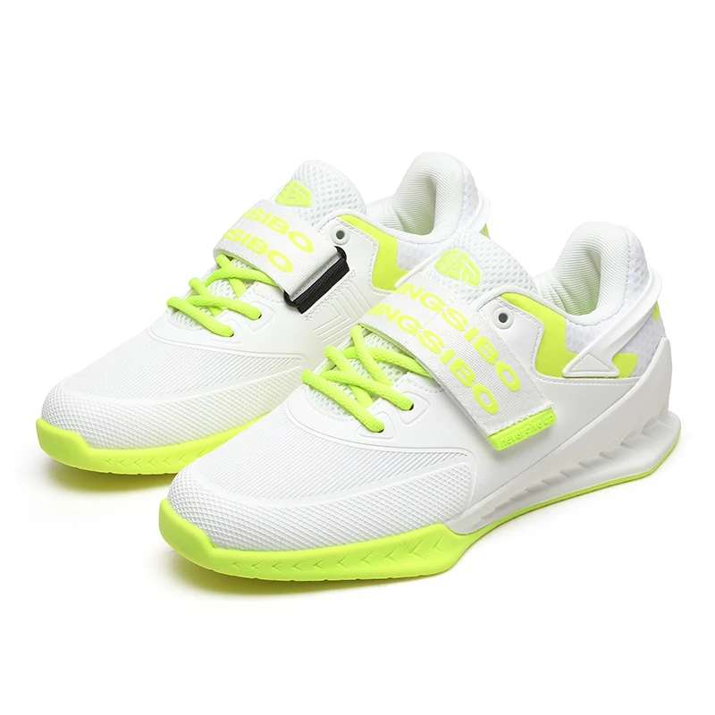 スクワットシューズにスリップ男性用ウェイトリフティングシューズ