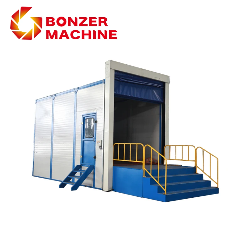 Sand/Shot/Abrasive/Pillet Blasting Booth/Room/Chamber/Equipment with Shot Recovery System and Dust Filter System