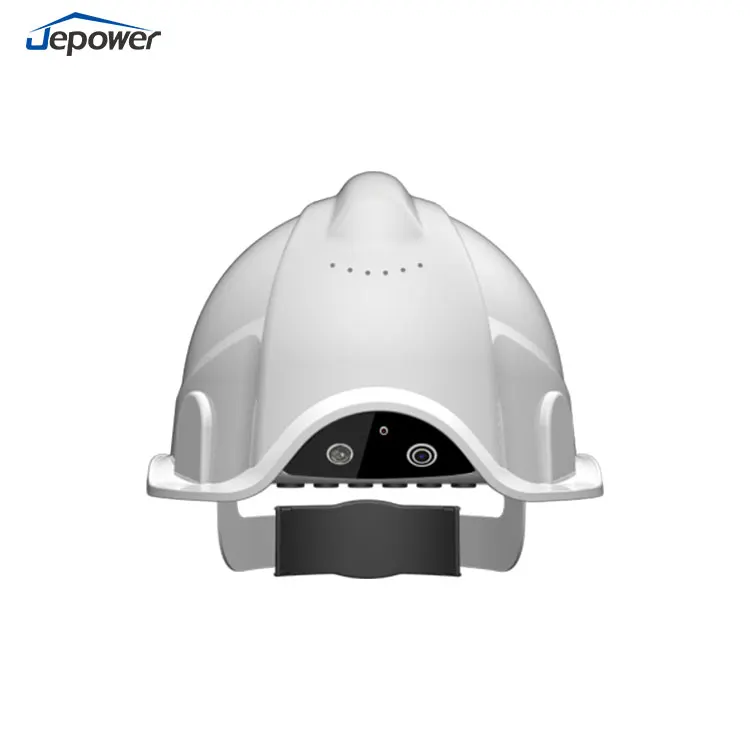 PMMP AI Smart GPS Wifi Video Call Camera SOS Alarm Headlight Safety Hard Hat with Led Light   Helmets Hard Hat Built in Camera