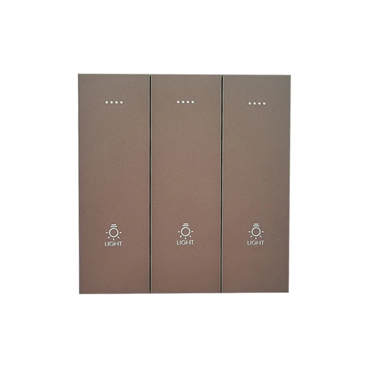 Factory Supply 2 Gang Wifi Light Switches Multi-Function Smart Touch Zigbee Wall Switch With Google Alexa