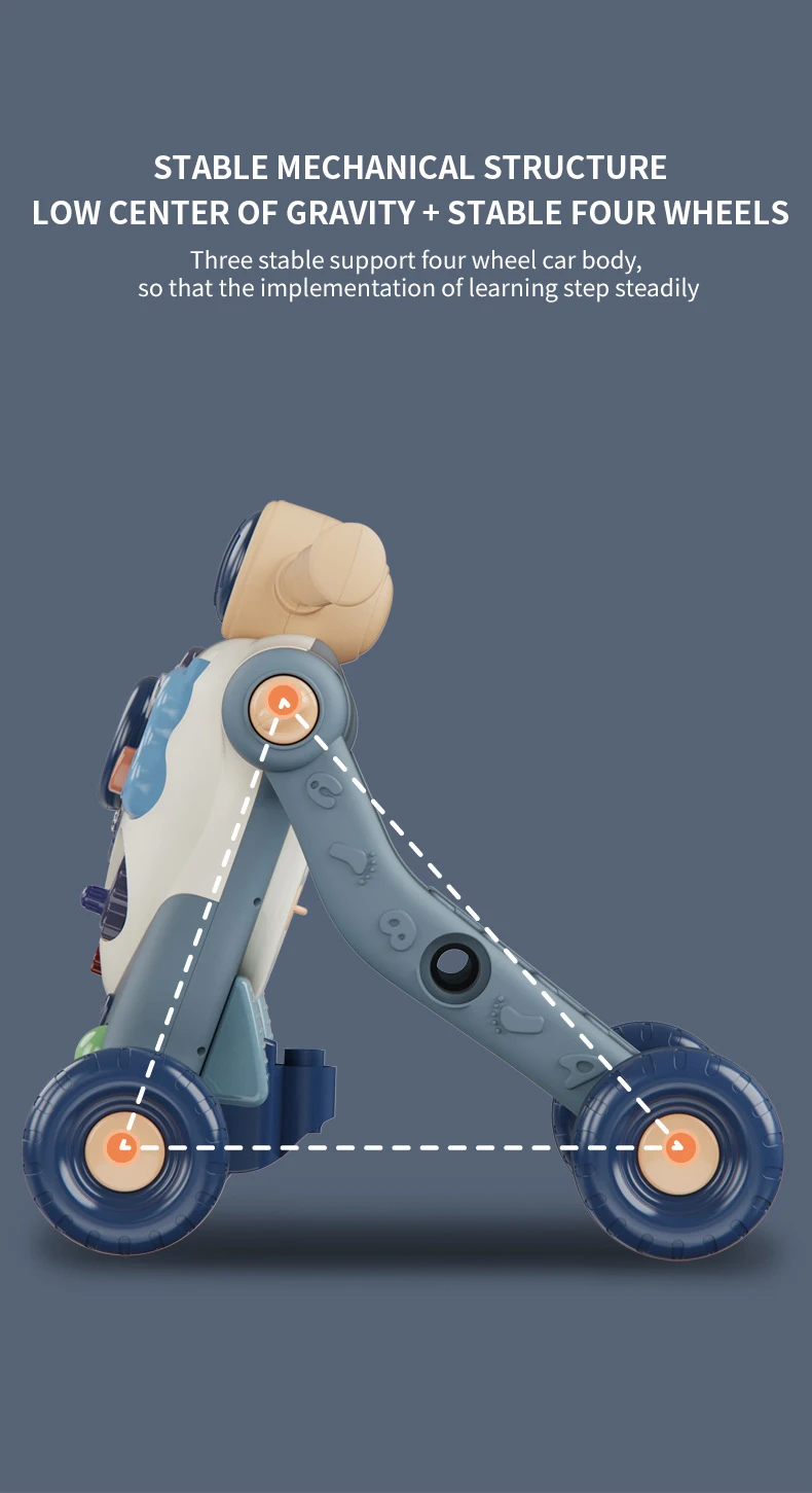 Hot Selling Multi-Function Baby Walker for Kids 2 Colors Available