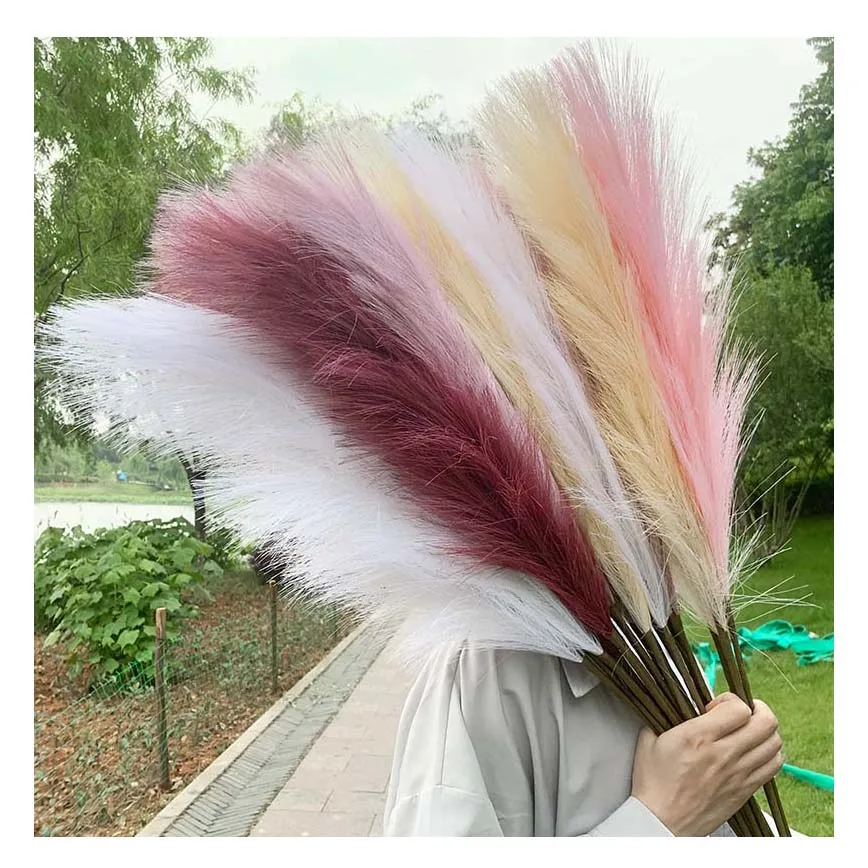 Pampas Grass Artificial Set Pampas Grass Artificial Flowers Pampa Grass