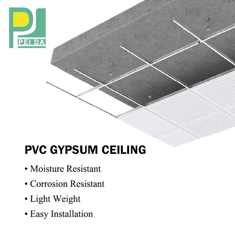 Gypsum False Ceiling Decorative Board Design Classroom Roof Ceiling