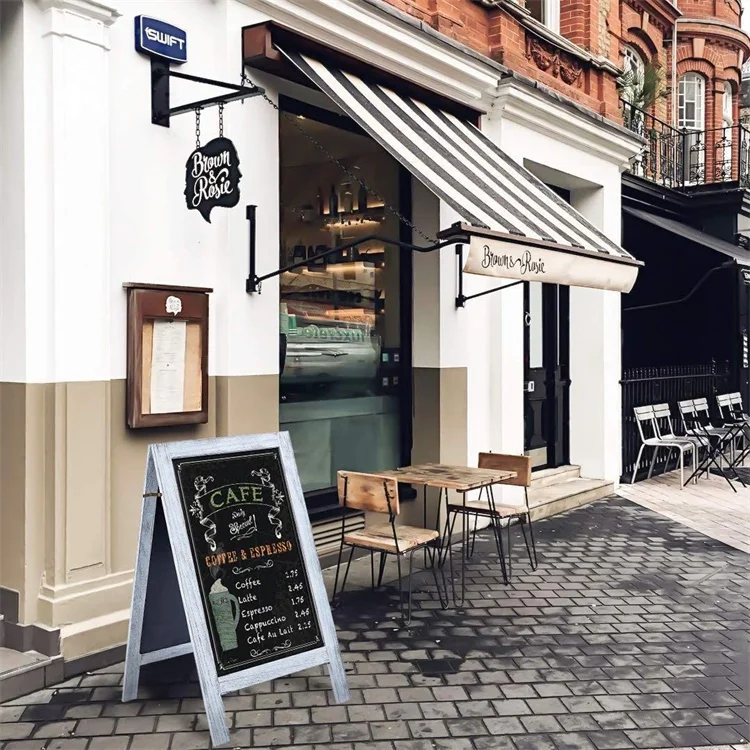 Винтажная свободно стоящая складная деревянная доска с А-образной рамой офисные и школьные принадлежности для