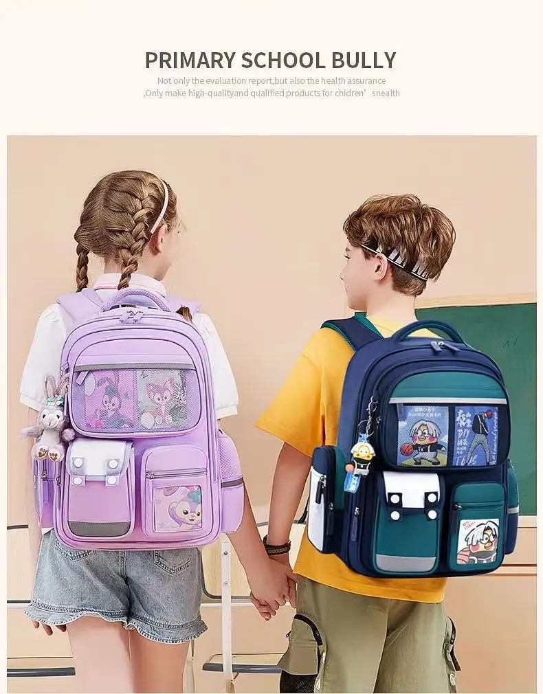 New Kawai Grade 1-6 Girls Lightweight School Bag Children Backpack Bag School Bags for Teenagers
