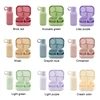 Silicone lunch box and silicone water bottle set
