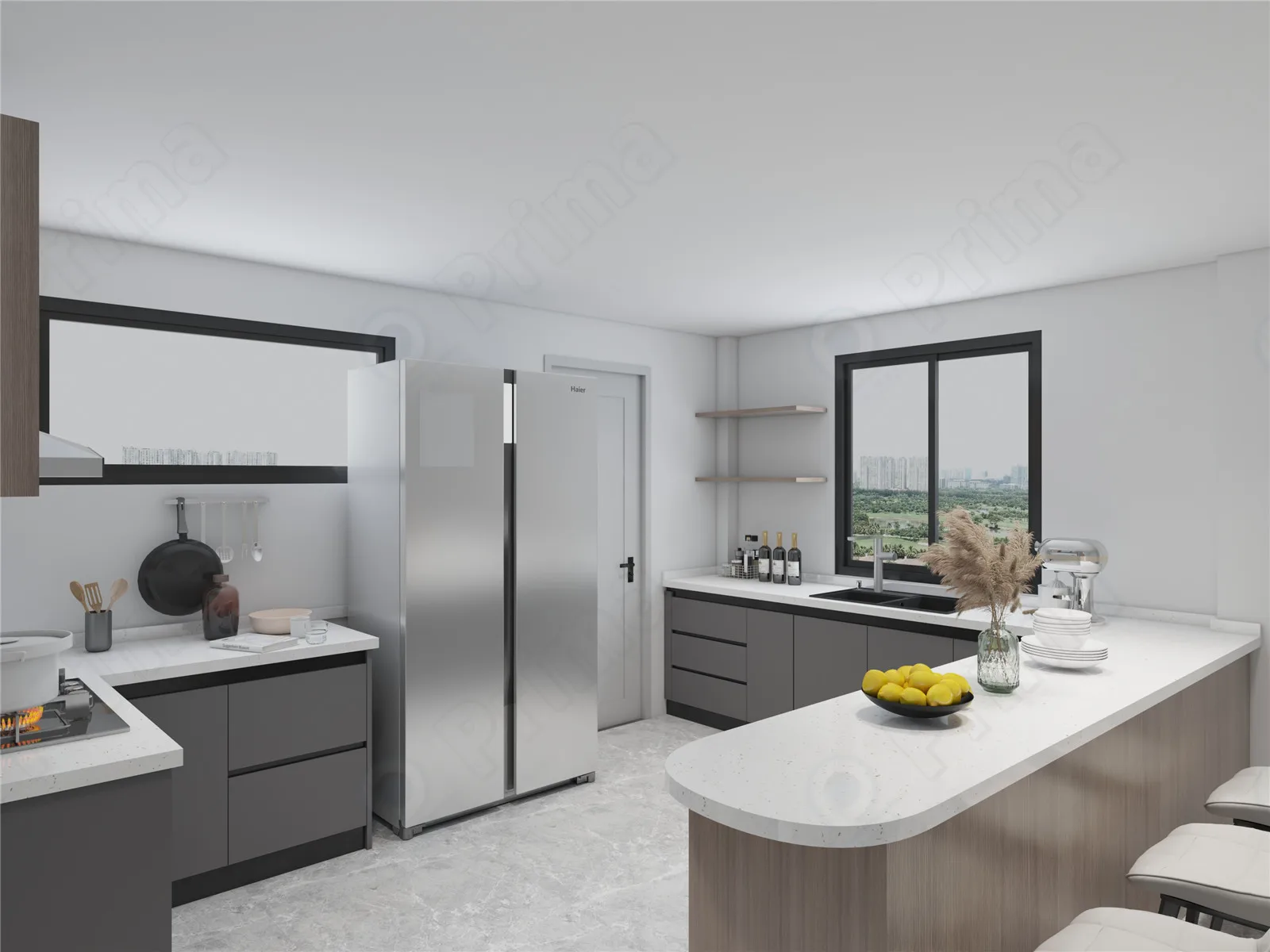 Prima самый популярный недорогой архитектурный дизайн дома