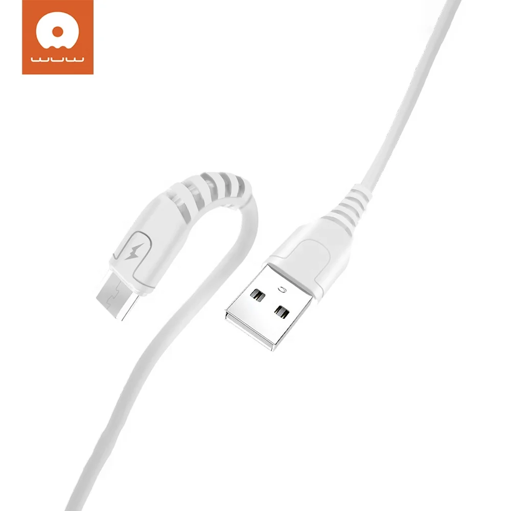 2A Power Cord V8 Micro Charger Plastic PVC Fast Data Charging Smartphone USB Cable_voghion.com