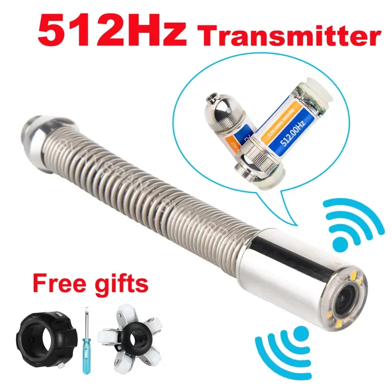 Sewer Camera 512Hz Sonde&Self-Leveling 7inch HD Screen DVR 16GB Drain Camera Waterproof IP68 Endoscope Pipe Inspect Camera supplier
