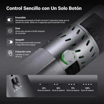 NEEWER FL20 Basics 20W RGB Linterna Fotografa Con 4 Colores Y 20 Filtros GOBO product image