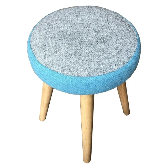 turquoise dressing table stool