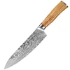 Cuchillo de chef de 8 pulgadas amarillo