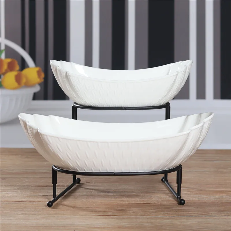 Fine Widely Used Unique Personalized Ceramic Fruit Bowl for Home Restaurant