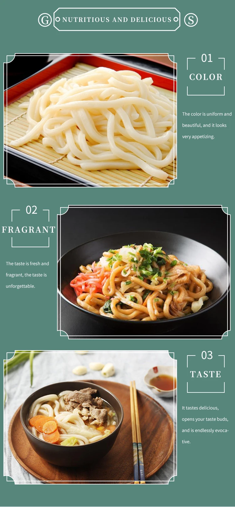 Japanese Fresh Ramen Udon Noodles Japanese Traditional Fresh/frozen