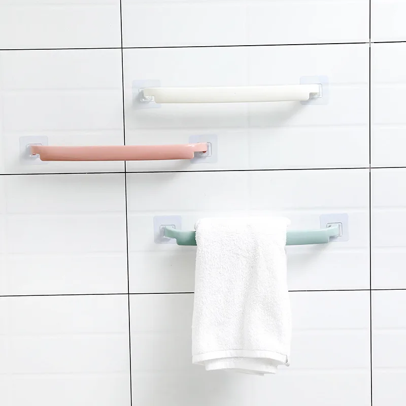 Plastic Bathroom Corner Towel Hanger Simple Functional