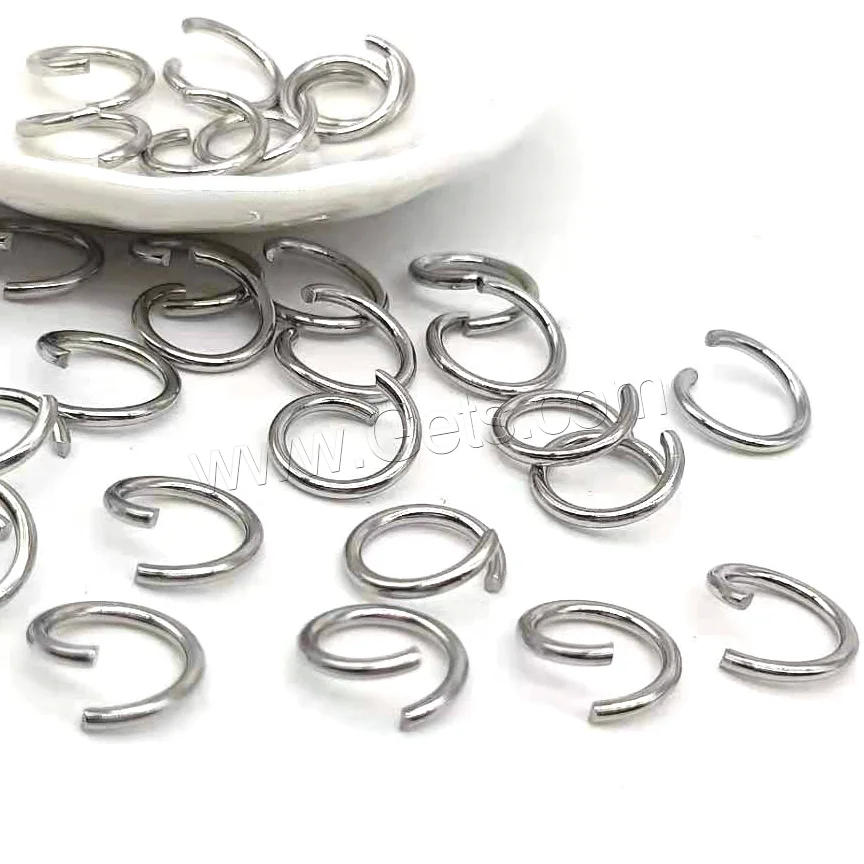 DIY 304 Stainless Steel Open Jump Ring For Fashion Jewelry Making Machine  Polishing Original Color 1000PCs/Bag 1610481 - Buy DIY 304 Stainless Steel  Open Jump Ring For Fashion Jewelry Making Machine Polishing