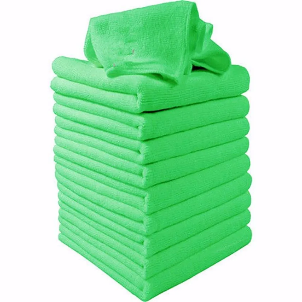 5/10Pcs Microfiber Towel Kitchen Wash Auto Car Home Cleaning Wash Clean Cloth 