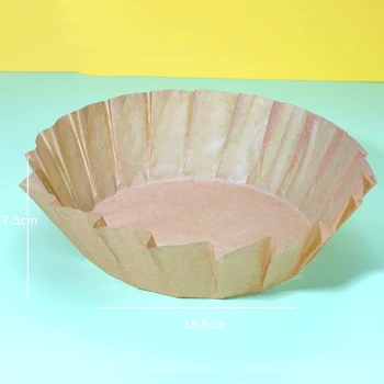 4 Inch Foldless Basque Panettone Paper Pan Mold Muffin Cupcake Heat Resistant Paper Baking Cake Pan