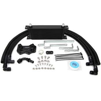 Battlebee New Engine Oil Cooler Cooling Radiator Aluminum Kit for VW Golf Mk5 Mk6 R20 2.0T Ea113 BB-OCK-106