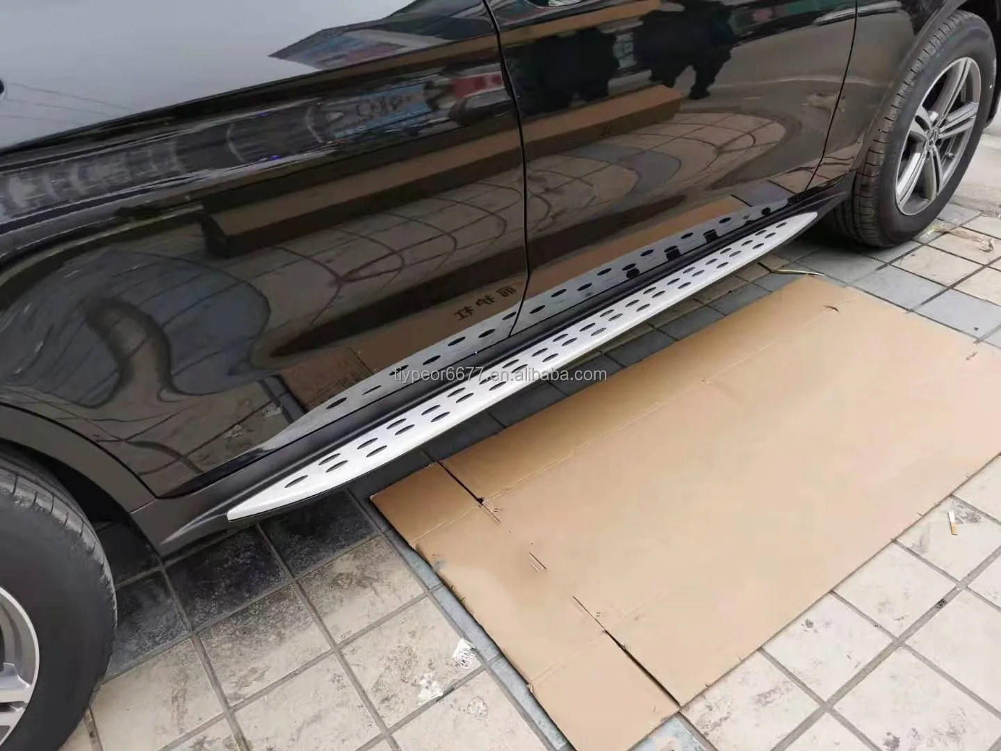 product auto spare body parts running boards for mercedes benz glc 2016   2021 260l 300l foot step pedal side step suv accessories-9