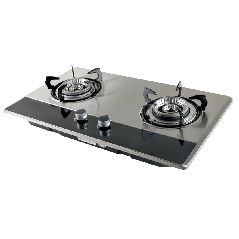 New Model Gas Hob with One LPG Burner and One Biogas Burner