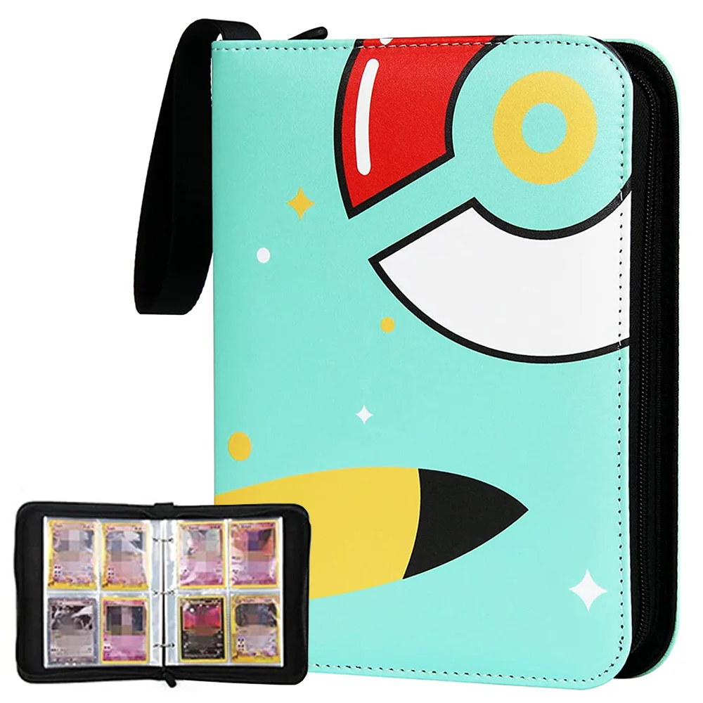 Trading Card Binder for Pokemon Cards Business Card Album Collection Book with 400 Pockets