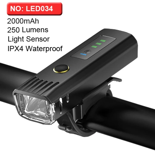 Smart Bike Light USB Rechargeable Flashlight For Bicycle Anti-glare MTB Bike Front Light Lamp Cycling Headlight Bike Accessories
