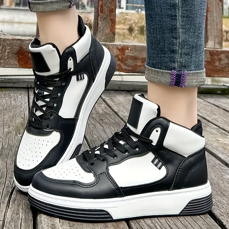 Blocky Women's Hi Top Sneakers, Hi hotsell Top Shoes for Women, Custom Graphic Design Shoes