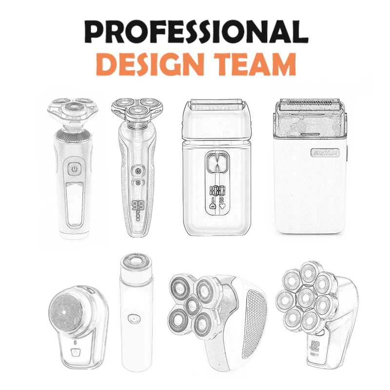 Customizable Indepentdant Floating Double Head Hair Electric Shaver Men Shaver Electric Groin Shavers for Men