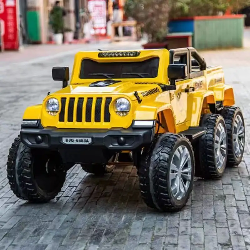 RHS-CAR109  Six Wheel Battery Car with Trunk Children Toys/ Battery Kids Ride on Car/ Power Battery Electric Ride on Car