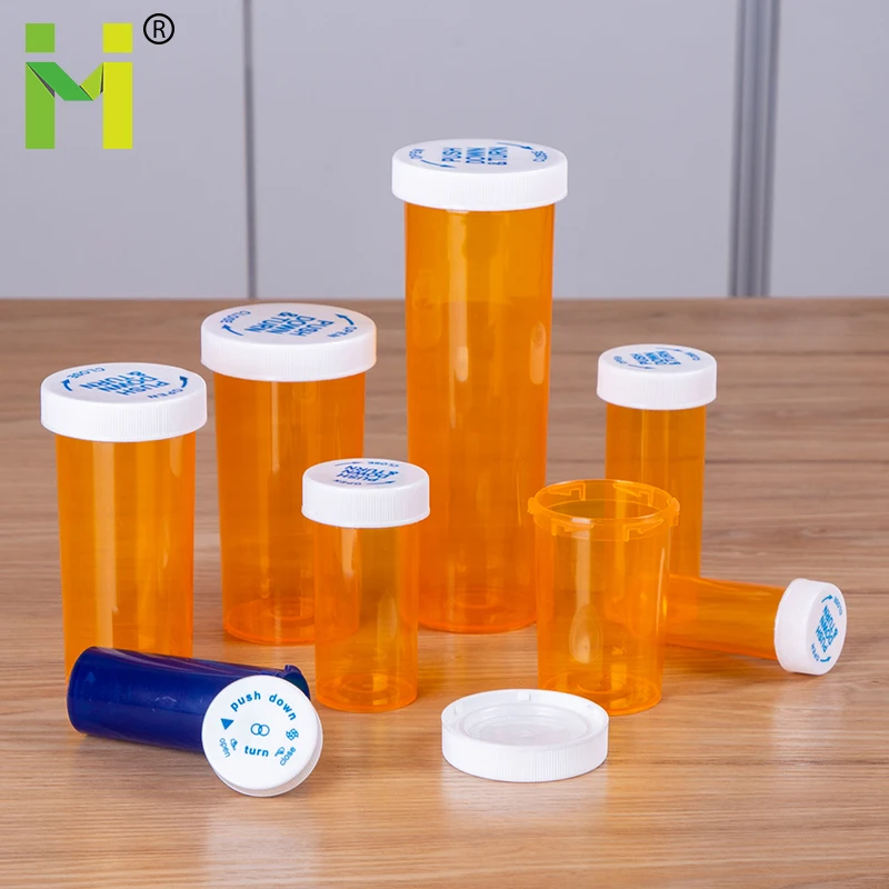 Plastic Screw Cap Small Empty Plastic Pill Other Medicine Container Bottles Tablet Bottle