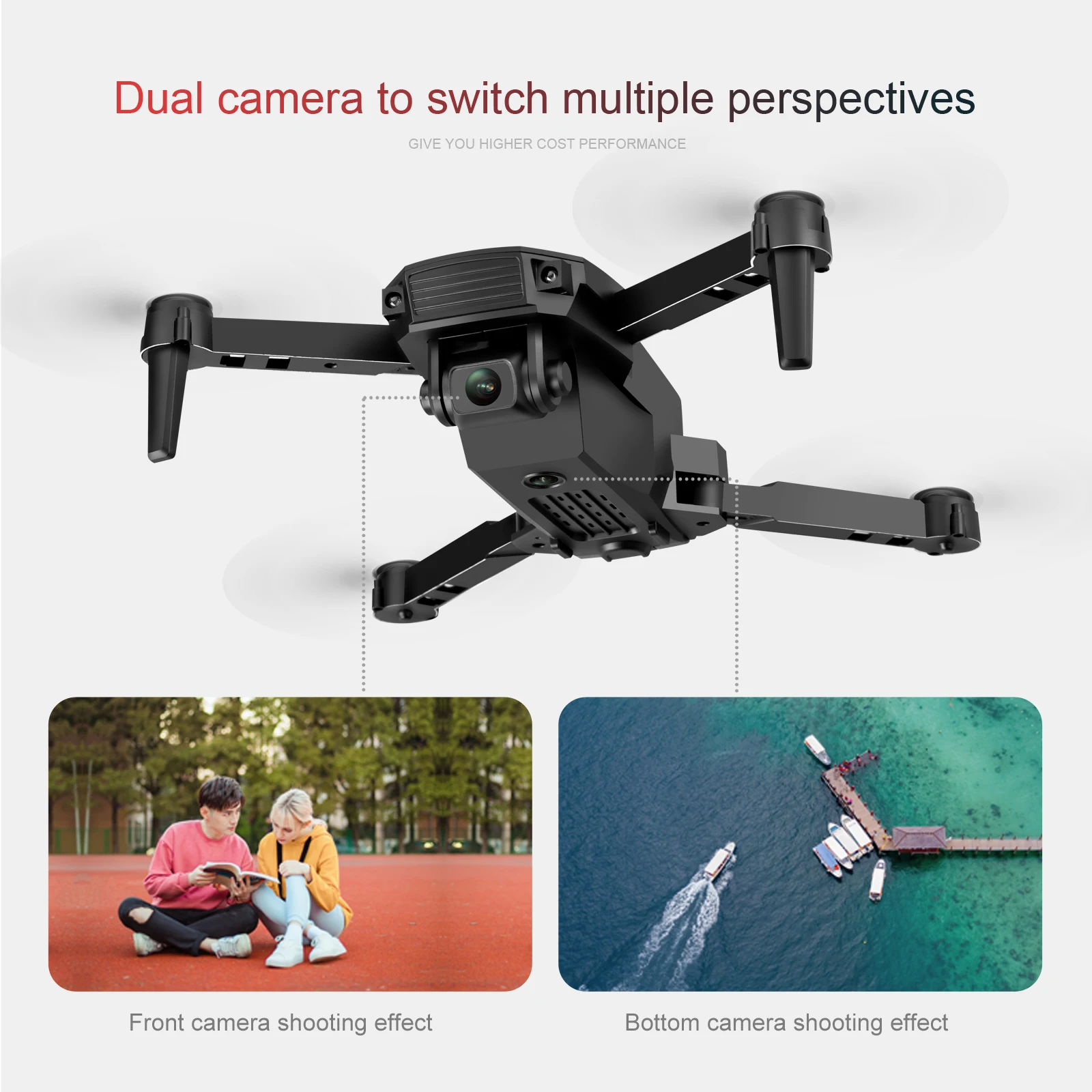 s70 dual camera drone