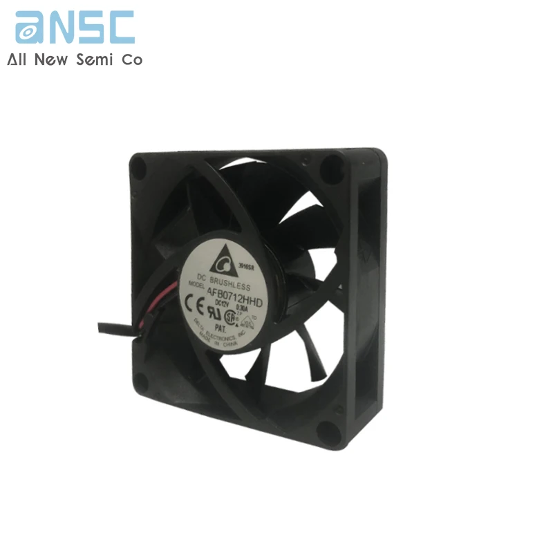 Original electric axial flow cooling fan AFB0712HHD 12V DC Fan