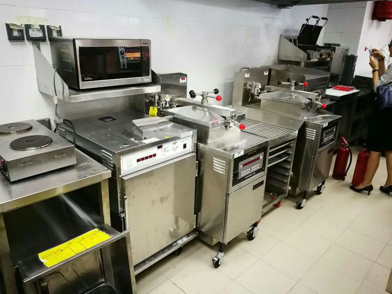 commercial electric programing pressure fryer kfc