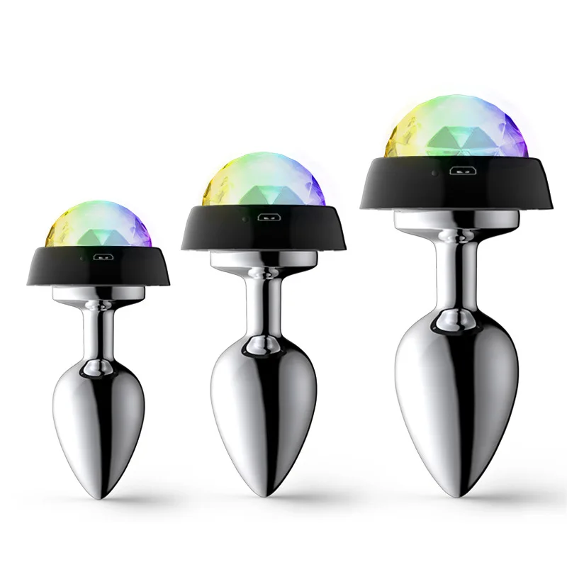 Delove Anal Plug - Popular Voice Control Color Changing Prostate Massager